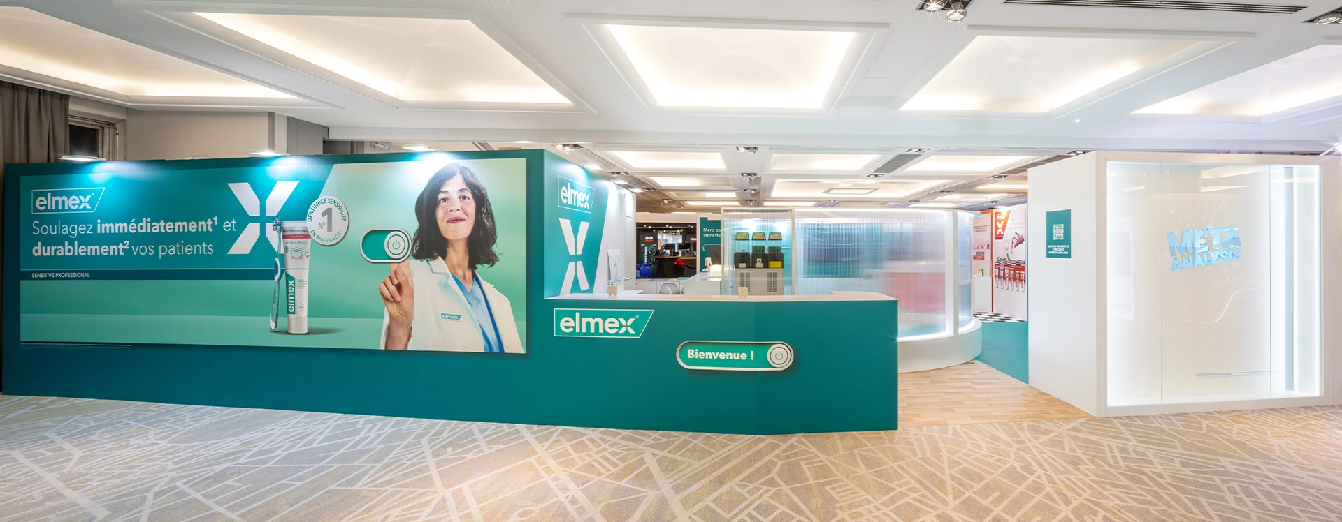 Stand ELMEX Congrès dentistes à Paris