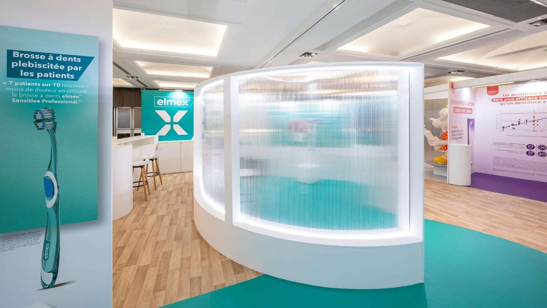 Stand ELMEX Congrès dentistes à Paris