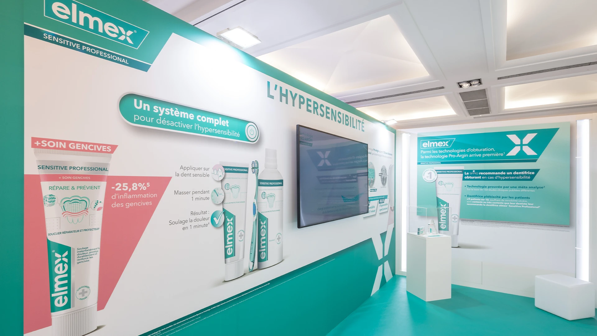 Réalisation du stand ELMEX pour le Congrès international de l’Association Dentaire Française Réalisation du stand ELMEX pour le Congrès international de l’Association Dentaire Française