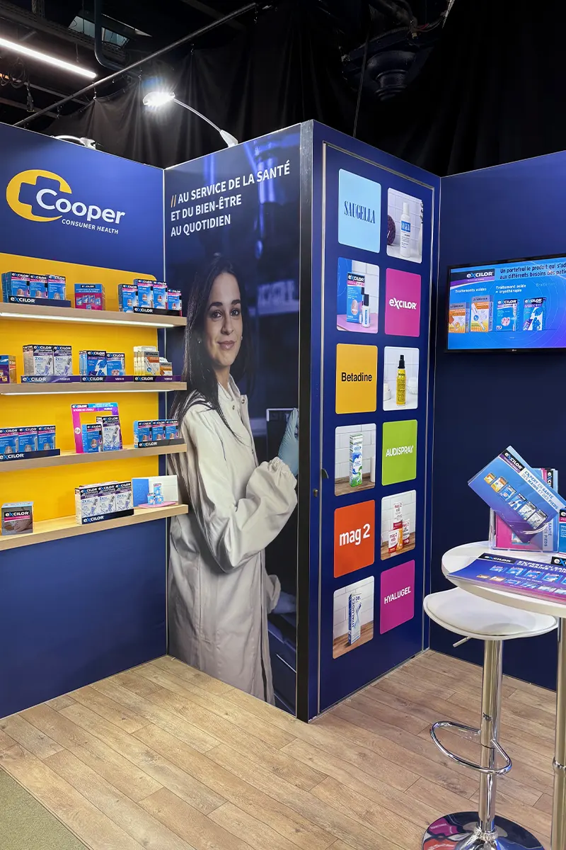 Stand Cooper Consumer Health Salon Podologie 2026 Stand Cooper Consumer Health Salon Podologie 2026