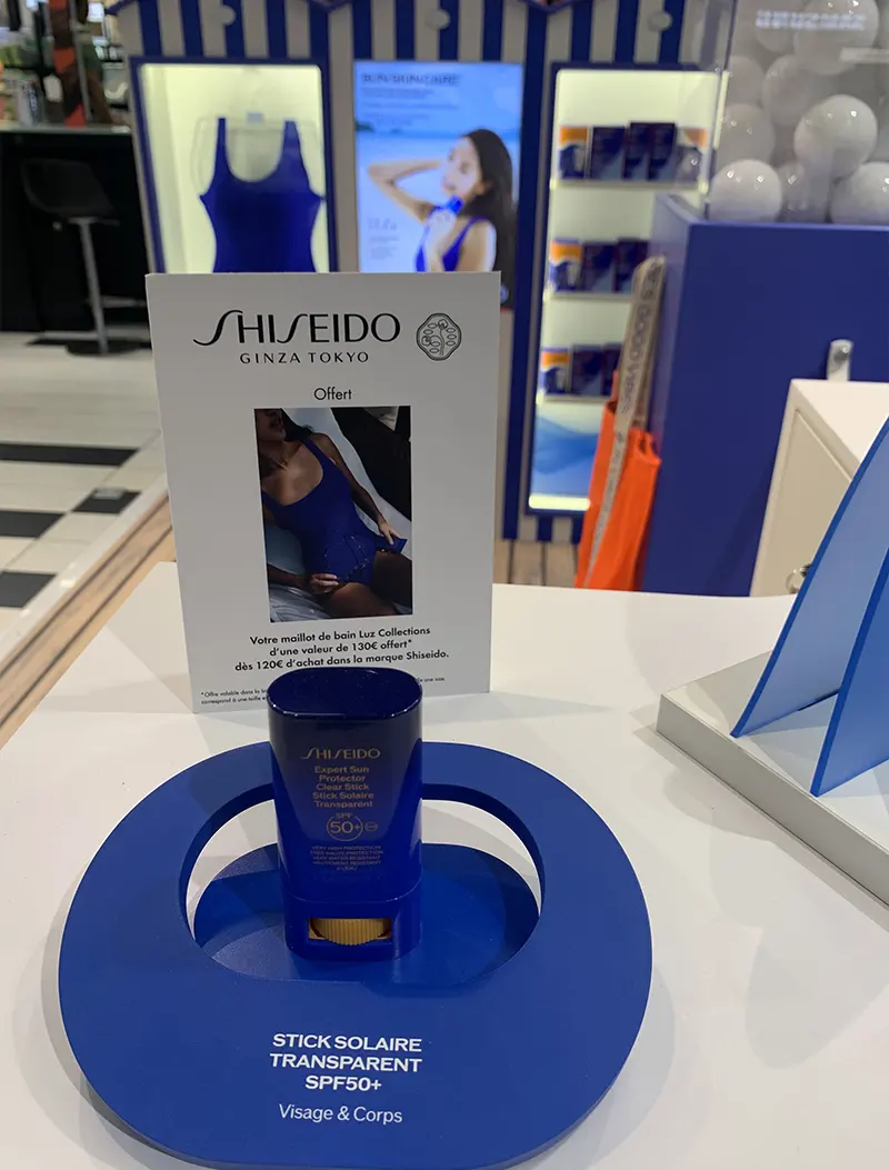 Présentoir SHISEIDO Présentoir SHISEIDO