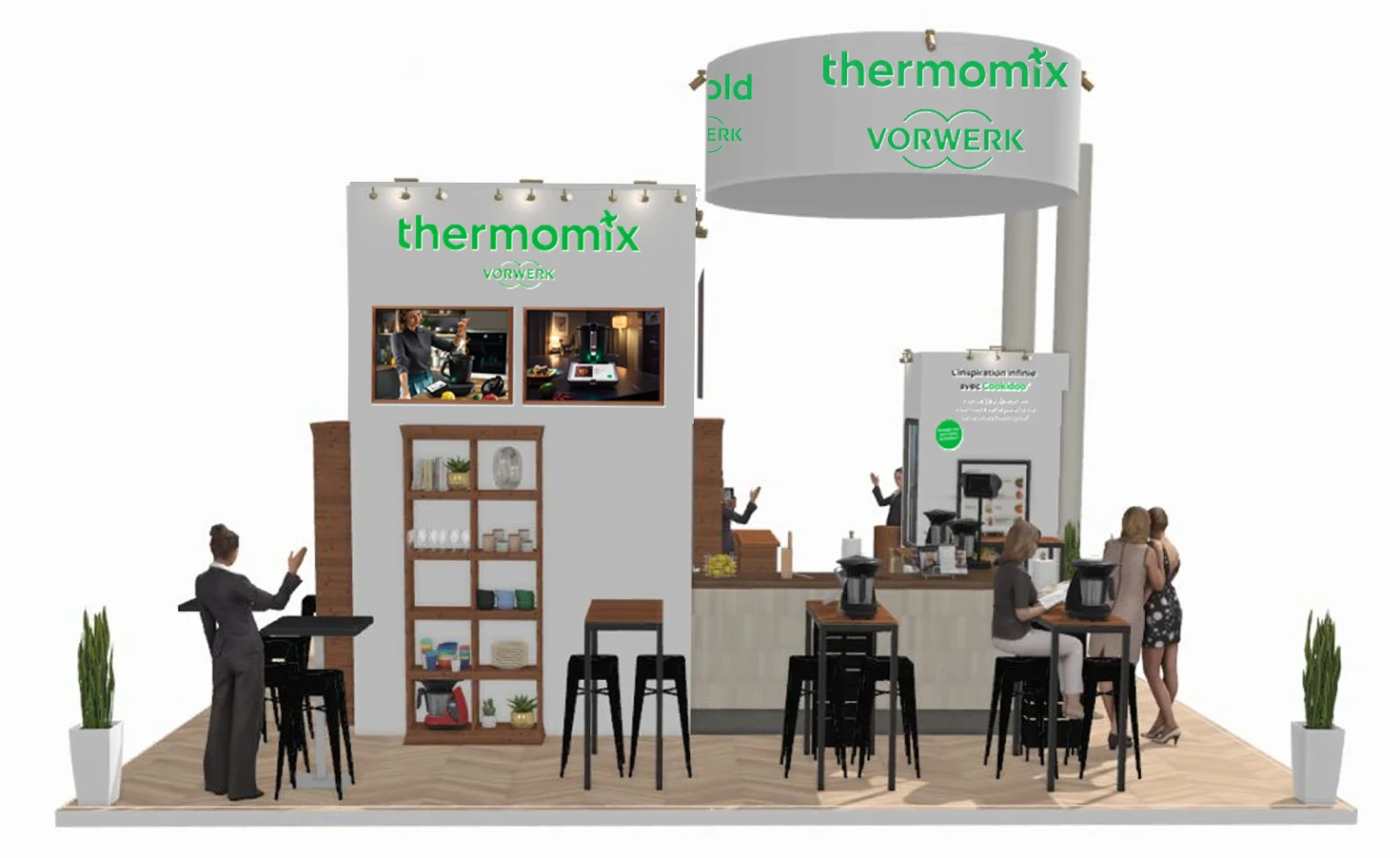 Création en 3D du stand Thermomix® par Maison Magence Création en 3D du stand Thermomix® par Maison Magence