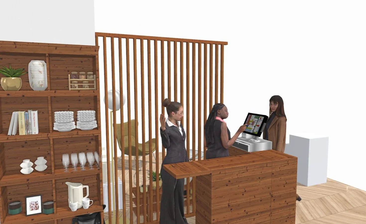 Création en 3D du stand Vorwerk par Maison Magence