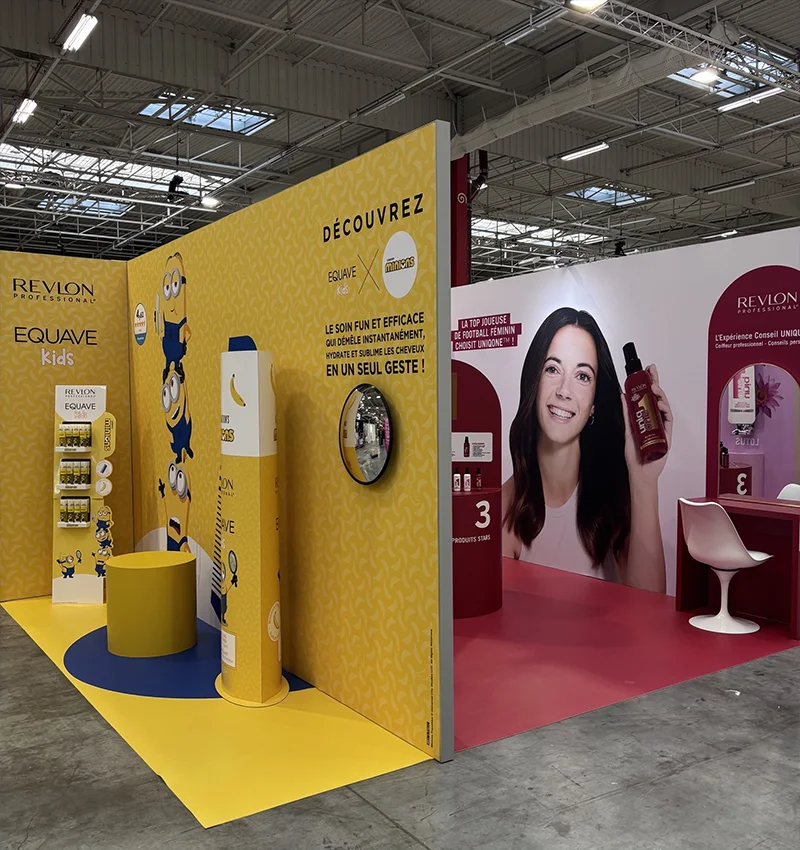 Création du Stand Revlon Création du Stand Revlon