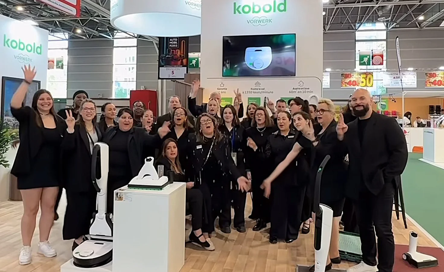 Equipe stand Thermomix® & Kobold Foire de Paris 2026